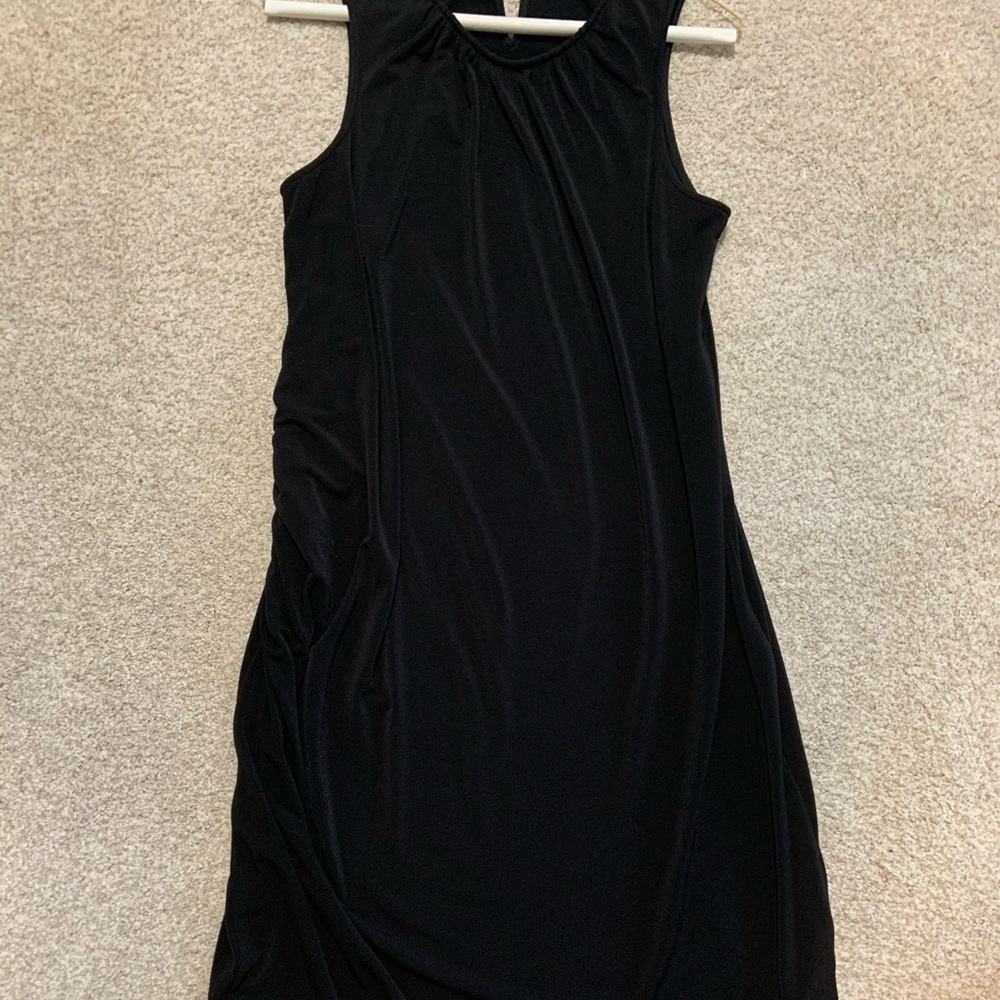 Black maternity dress